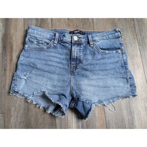 Hudson Jean Shorts Gemma Womens 28 Raw Frayed Hem Faded Jorts Denim 3"